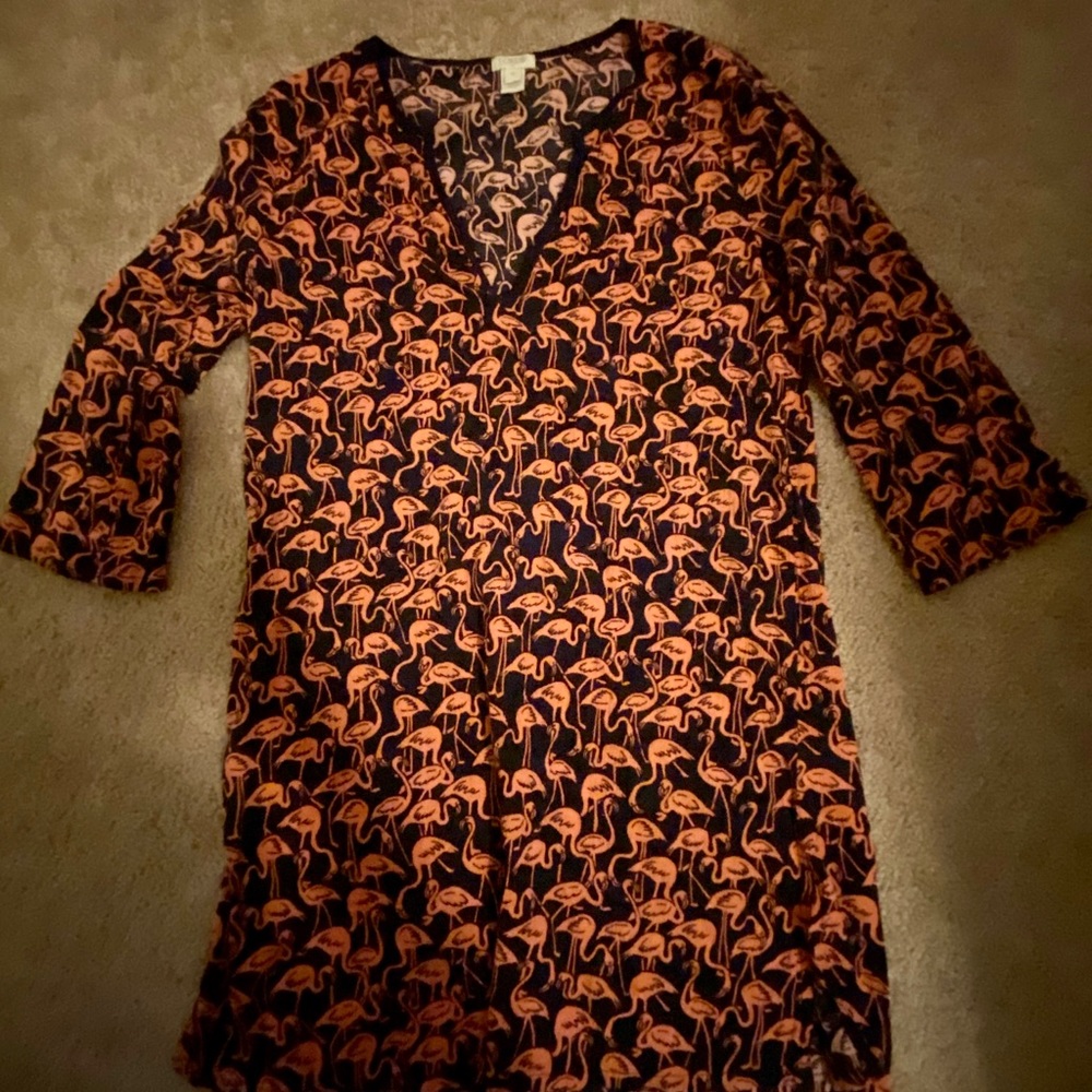 J Crew Flamingo dress